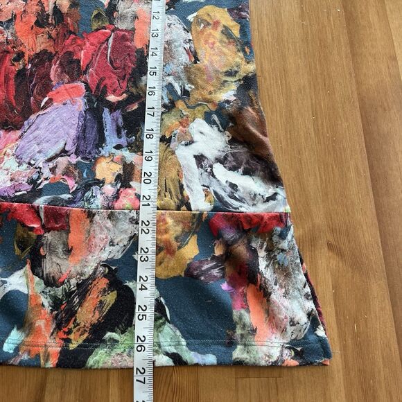 Soft Surroundings Women's Top Size Petite Small Impasto Tunic Top Abstract Artsy - Picture 16 of 16